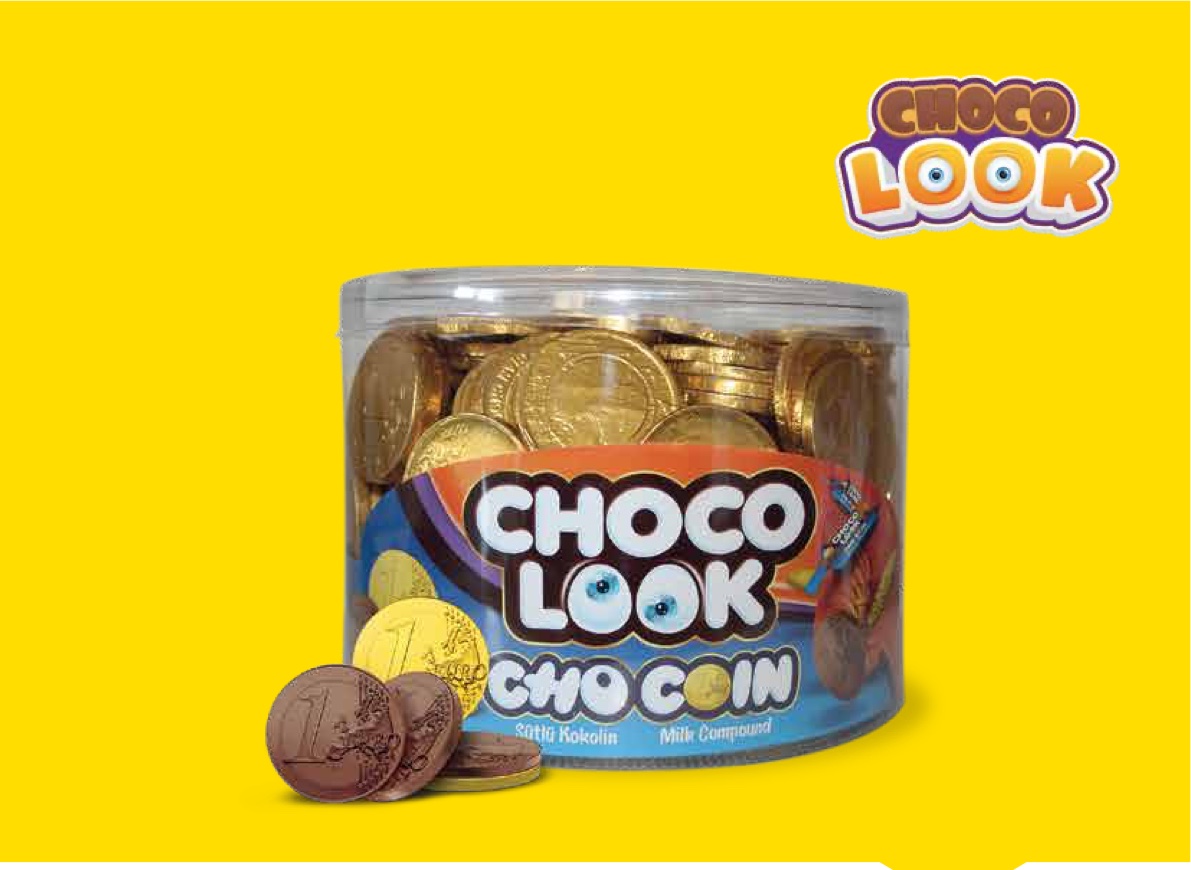 CHOCO LOOK Schokoladendragee (4,5gx100 Stückx12 Acetat)