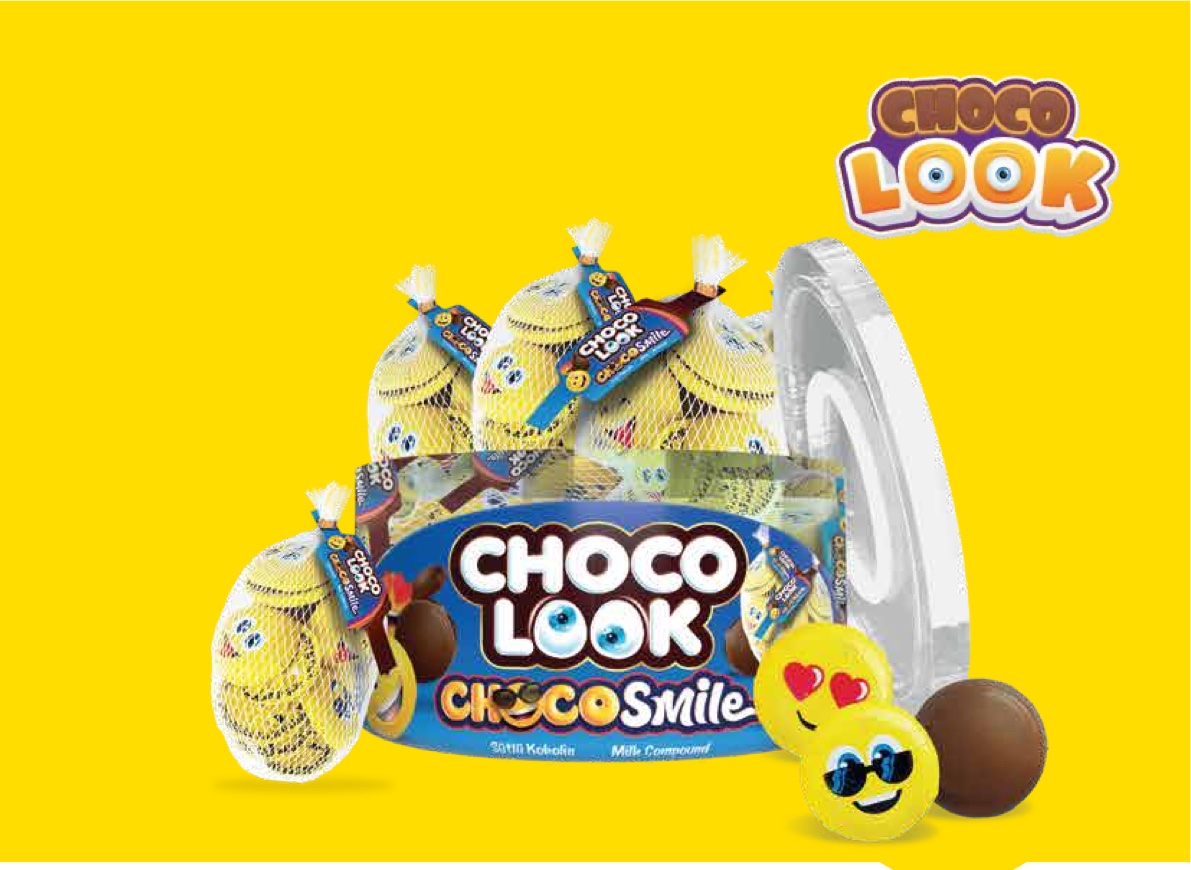 CHOCO LOOK Шоколадные палочки Emoji коколин (30gx24filex6asetat)