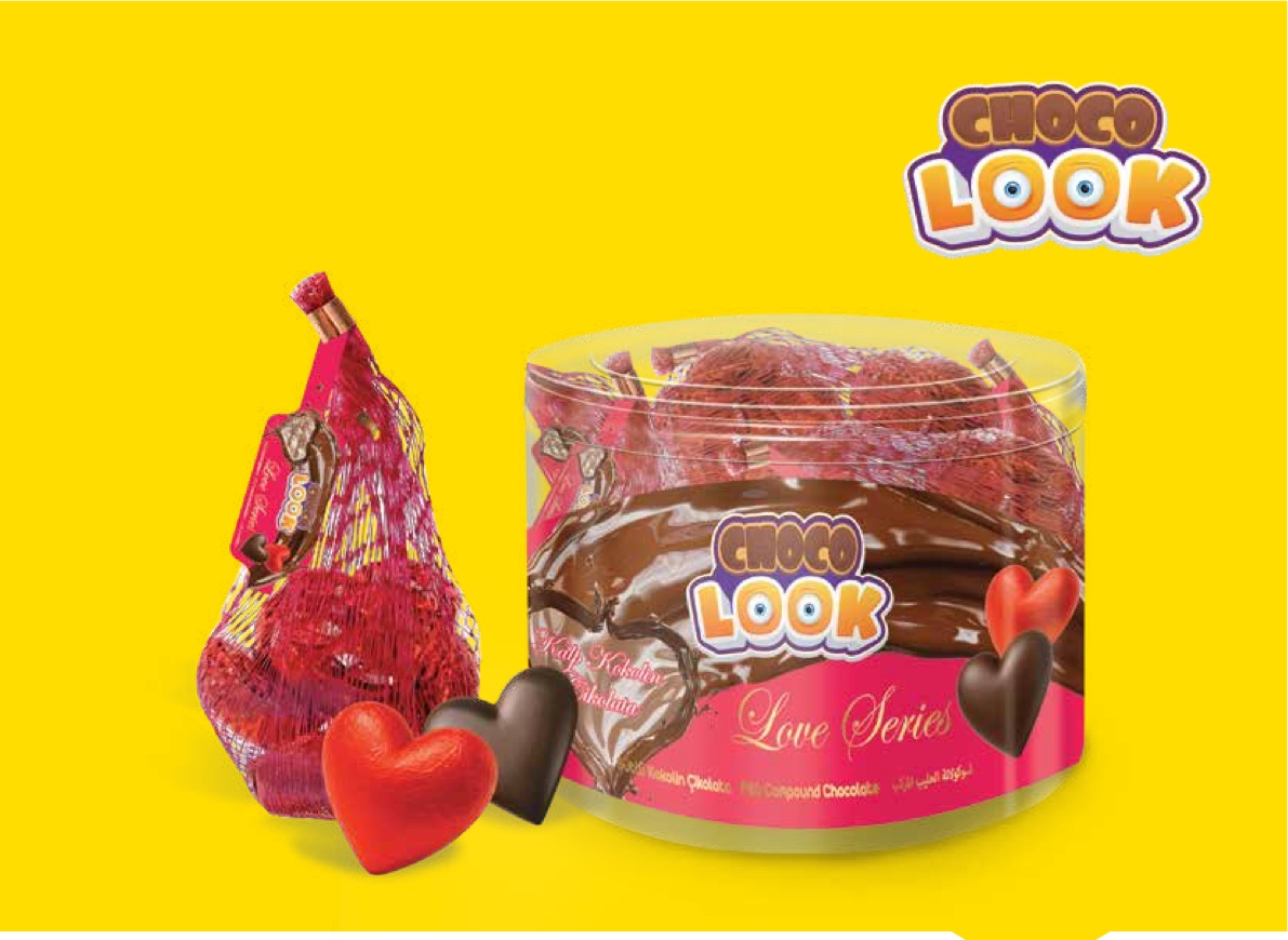 CHOCO LOOK NETZ HERZ KOKOLIN(30gx24filex6asetat)