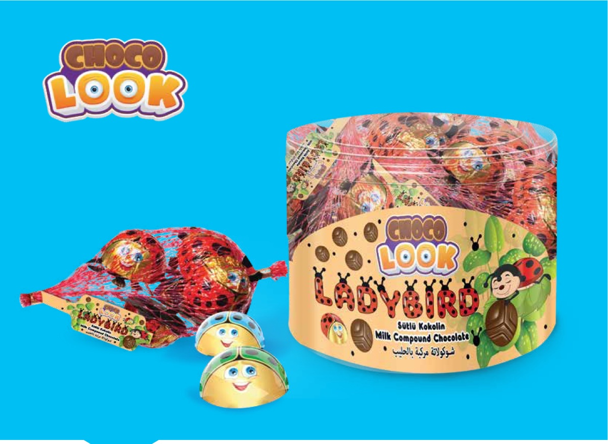 CHOCO LOOK NETZ MARIENKÄFER KOKOLIN
