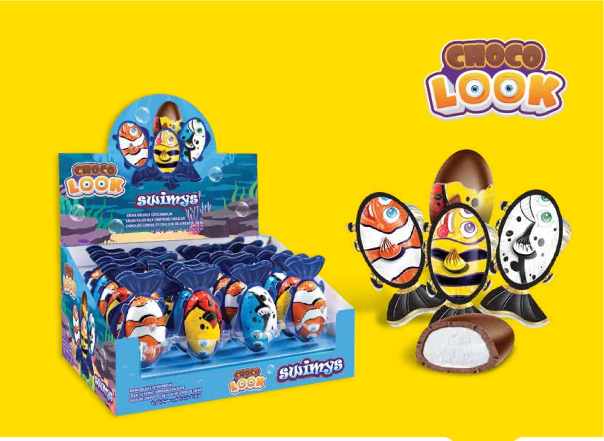 CHOCO LOOK FISCH KOKOLIN (18g*24adt*6 display)