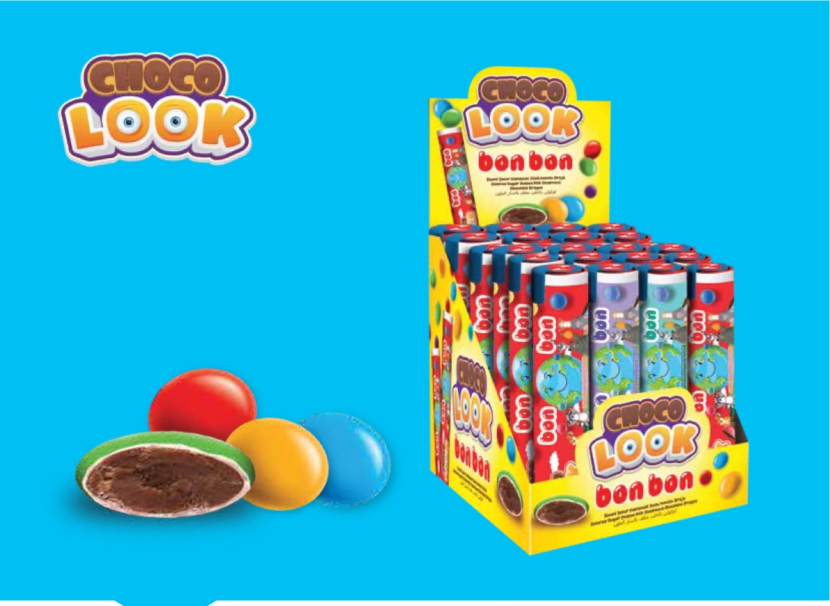 CHOCO LOOK BONBON KOKOLIN DRAJE (15g x 24 pcs x 12 box)