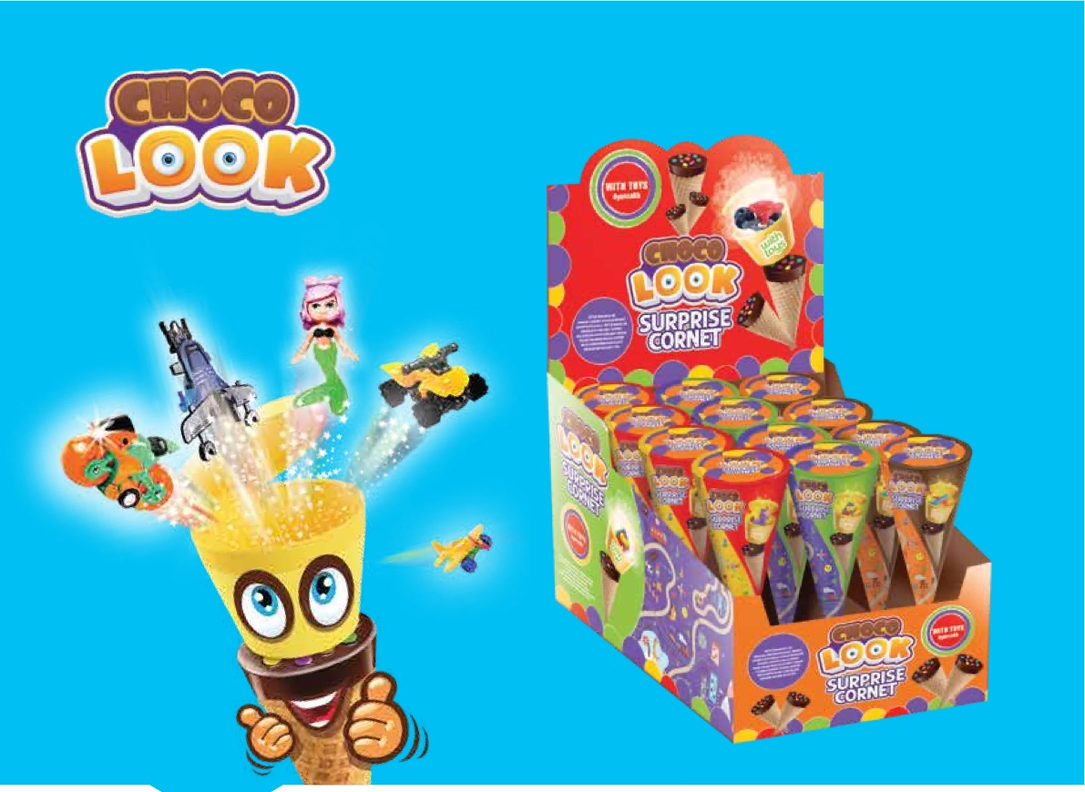 CHOCO LOOK Haselnusscremegefüllte Spielzeug-Korvette