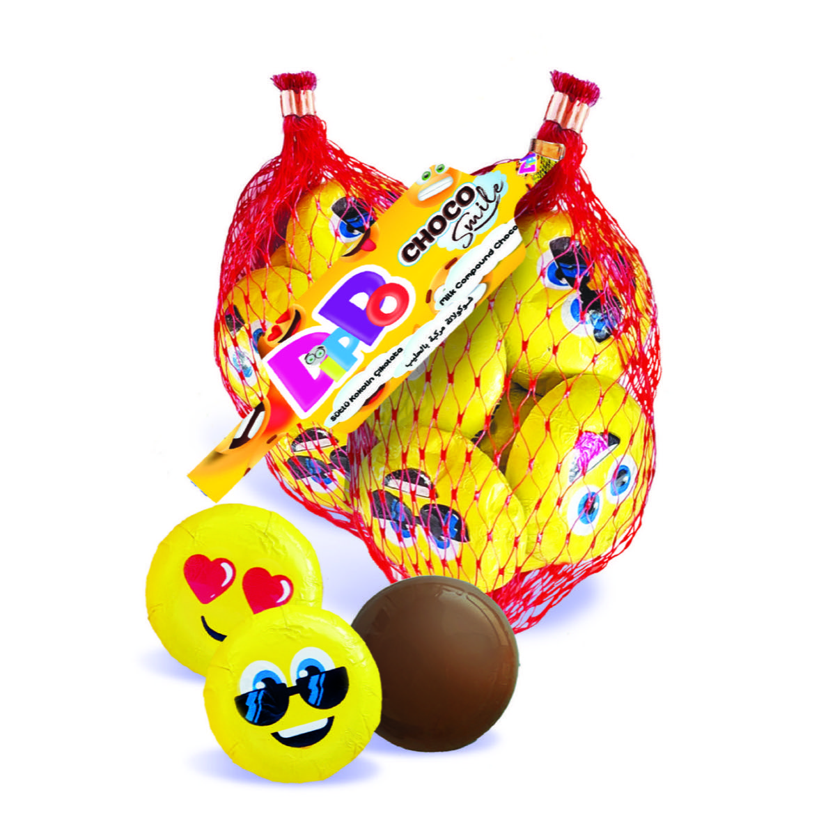 DIPPO FİLE Emoji Milk Kokolin (30gx24pcsx6pvc)