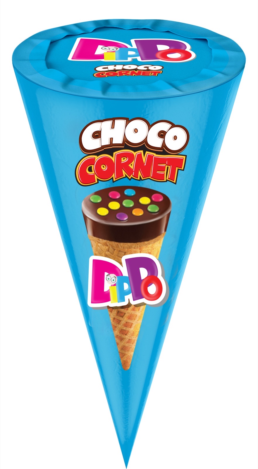 DIPPO Cocoa Cream Filled Classic Cornet 25g