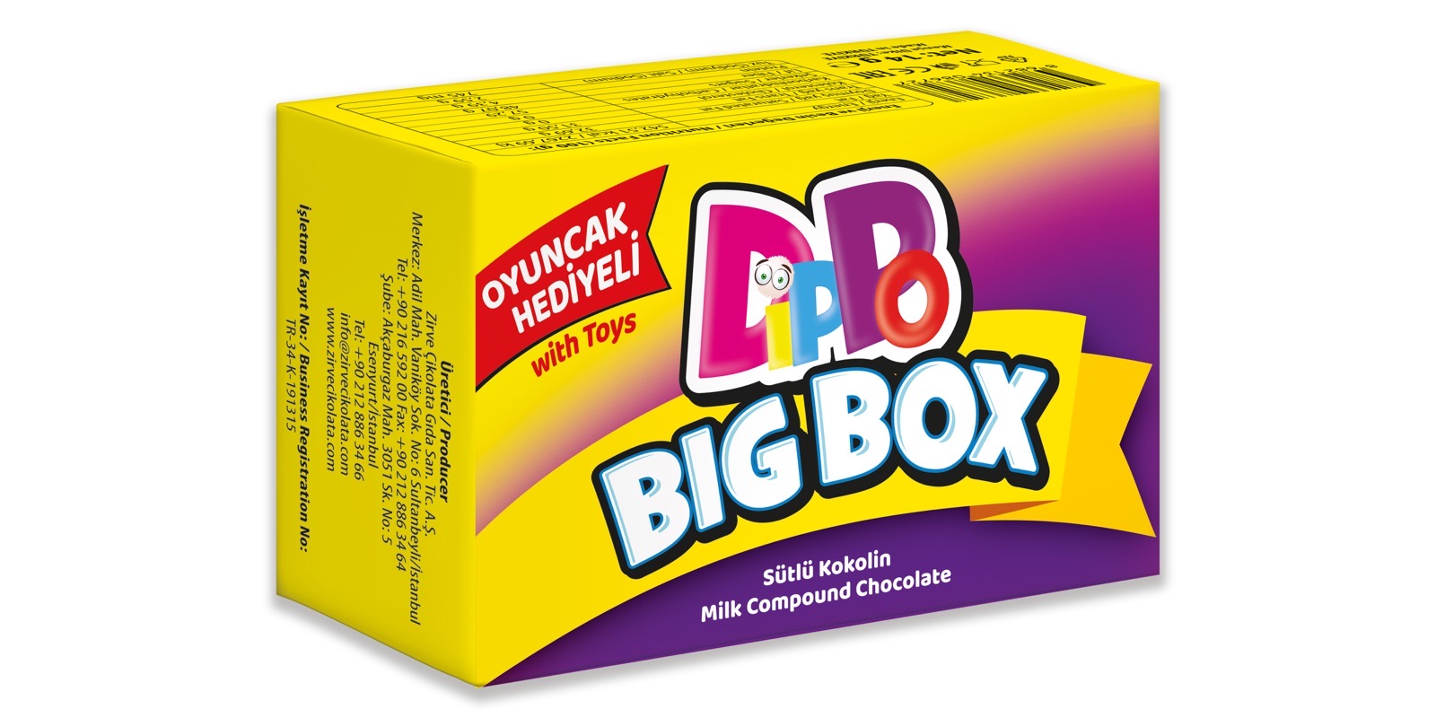 DIPPO Lolly Box Lollipop Candy (9gx20adt)
