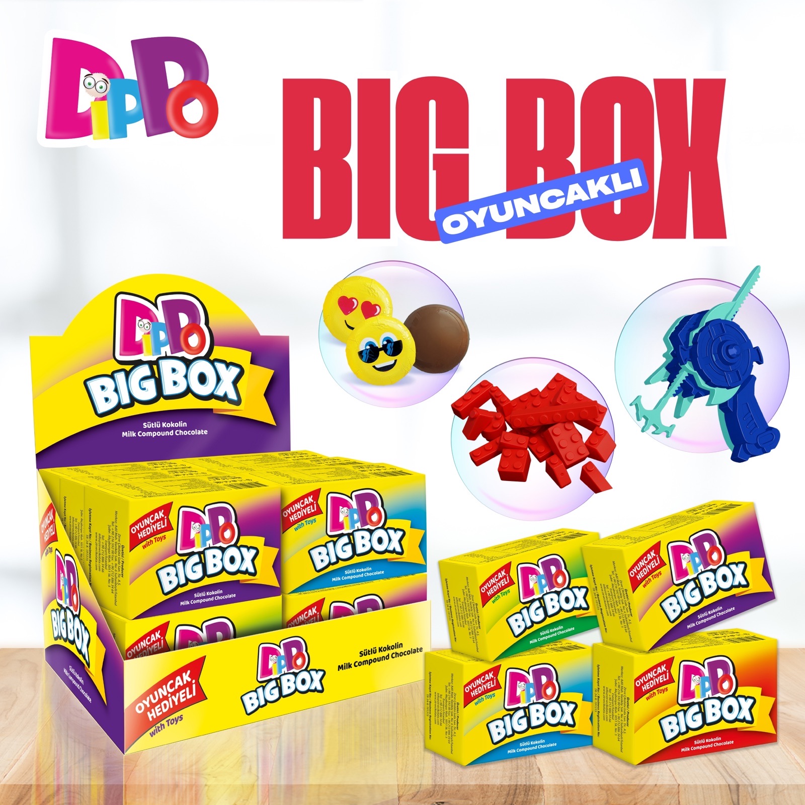 DIPPO Lolly Box Lollipop Candy (9gx20adt)