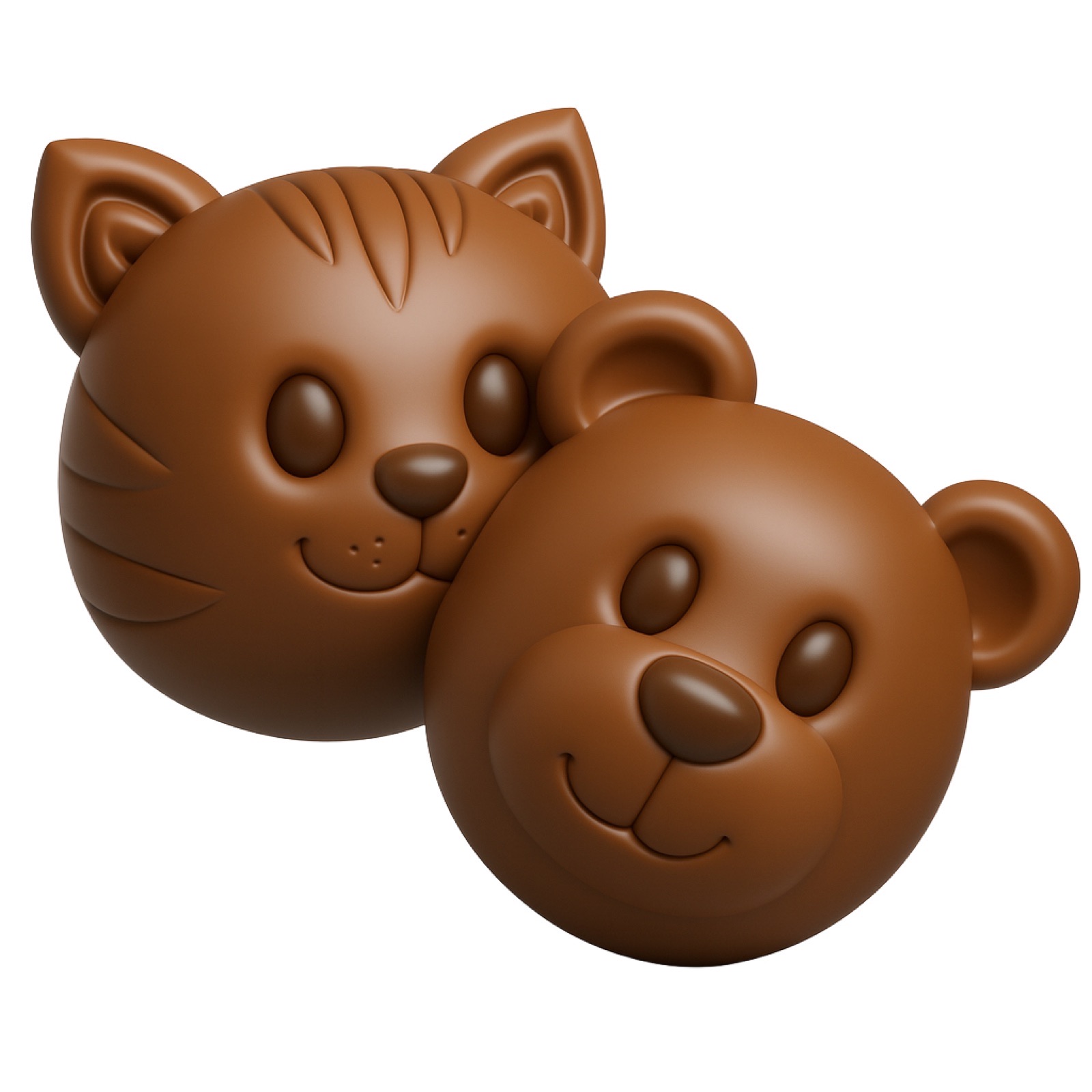 DIPPO MINI ANIMALS MILK CHOCOLATE COATING (7g*125pcs*8disp)