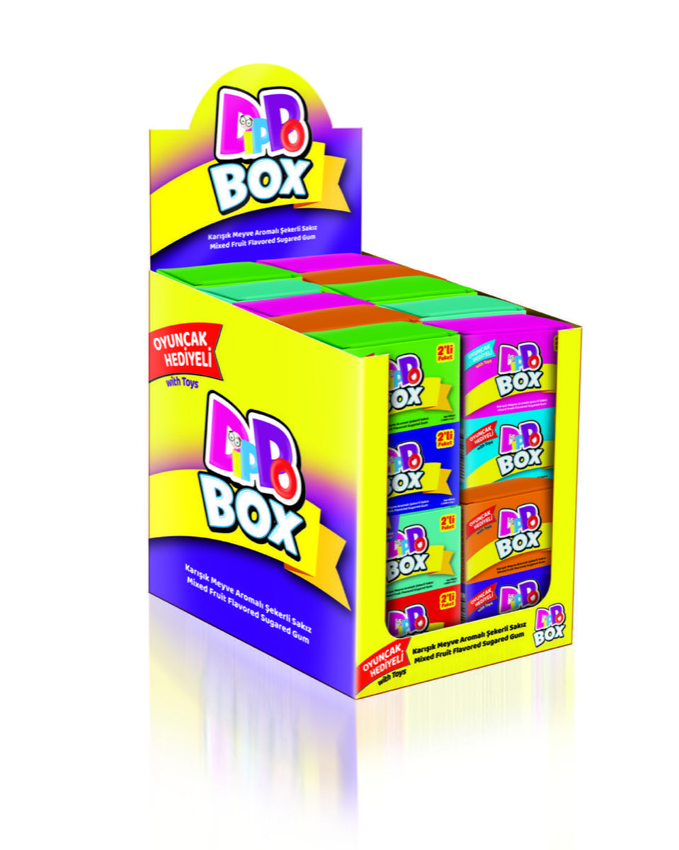 DİPPO BOX SAKIZLI OYUNCAKLI 2Lİ KUTU